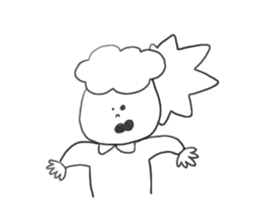 Cute little boy !! sticker #9019184