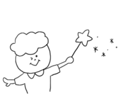 Cute little boy !! sticker #9019193