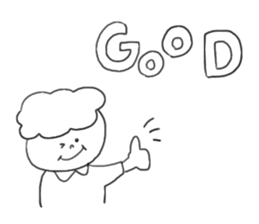 Cute little boy !! sticker #9019213