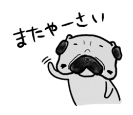 pug okinawa sticker #9019265