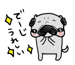 pug okinawa sticker #9019270