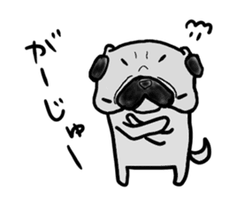pug okinawa sticker #9019272