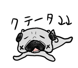 pug okinawa sticker #9019286