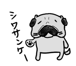 pug okinawa sticker #9019288