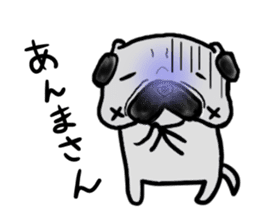 pug okinawa sticker #9019290