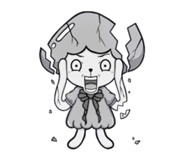 Ms. Collagen Jellyfish NO.2 (winter) sticker #9019699