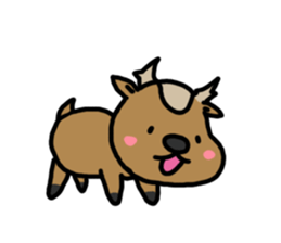 deer is freedom 5 sticker #9020322