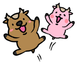 deer is freedom 5 sticker #9020329