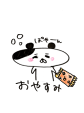 The shape of the dog of French bread . sticker #9020715