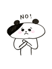 The shape of the dog of French bread . sticker #9020718