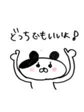 The shape of the dog of French bread . sticker #9020720