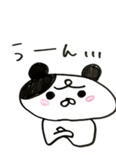 The shape of the dog of French bread . sticker #9020721