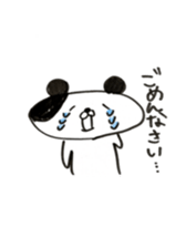 The shape of the dog of French bread . sticker #9020723