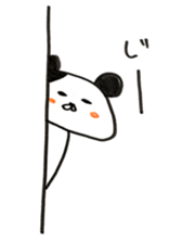 The shape of the dog of French bread . sticker #9020732