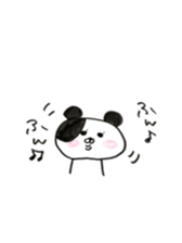 The shape of the dog of French bread . sticker #9020734