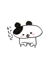 The shape of the dog of French bread . sticker #9020738