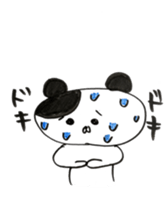 The shape of the dog of French bread . sticker #9020747