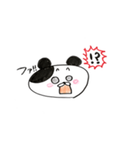 The shape of the dog of French bread . sticker #9020748