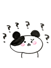 The shape of the dog of French bread . sticker #9020749