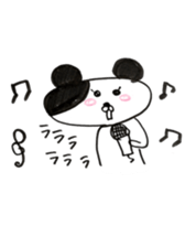 The shape of the dog of French bread . sticker #9020751