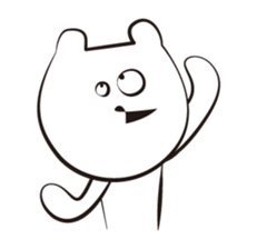 Cute white bears Vol.4 sticker #9020918