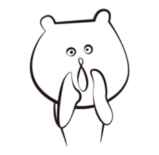 Cute white bears Vol.4 sticker #9020920