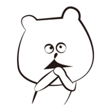 Cute white bears Vol.4 sticker #9020927