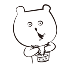 Cute white bears Vol.4 sticker #9020928