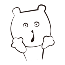 Cute white bears Vol.4 sticker #9020933