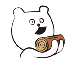 Cute white bears Vol.4 sticker #9020936