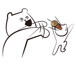 Cute white bears Vol.4 sticker #9020937