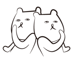 Cute white bears Vol.4 sticker #9020944