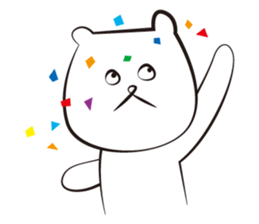 Cute white bears Vol.4 sticker #9020946