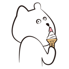 Cute white bears Vol.4 sticker #9020951