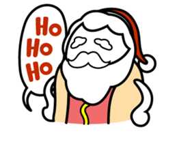 Hot Dog Man : Christmas sticker #9021072