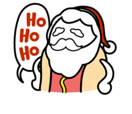 Hot Dog Man : Christmas sticker #9021072