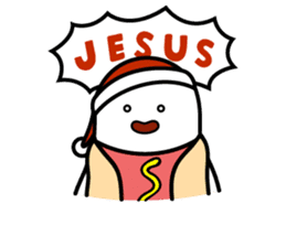 Hot Dog Man : Christmas sticker #9021073