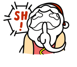 Hot Dog Man : Christmas sticker #9021074