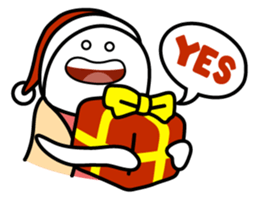 Hot Dog Man : Christmas sticker #9021080