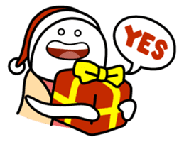 Hot Dog Man : Christmas sticker #9021080