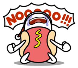 Hot Dog Man : Christmas sticker #9021090