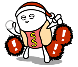 Hot Dog Man : Christmas sticker #9021097