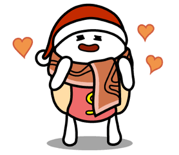 Hot Dog Man : Christmas sticker #9021098