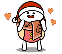 Hot Dog Man : Christmas sticker #9021098