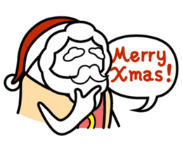 Hot Dog Man : Christmas sticker #9021099