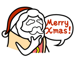 Hot Dog Man : Christmas sticker #9021099