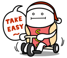 Hot Dog Man : Christmas sticker #9021103