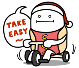 Hot Dog Man : Christmas sticker #9021103