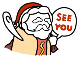 Hot Dog Man : Christmas sticker #9021104