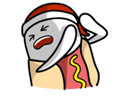 Hot Dog Man : Christmas sticker #9021105